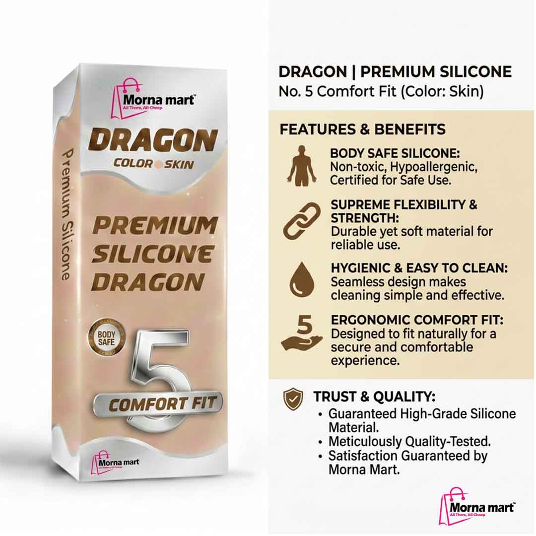 Morna Mart Dragon Silicone Sleeve No. 5 Comfort Fit | Premium Silicone Sleeve