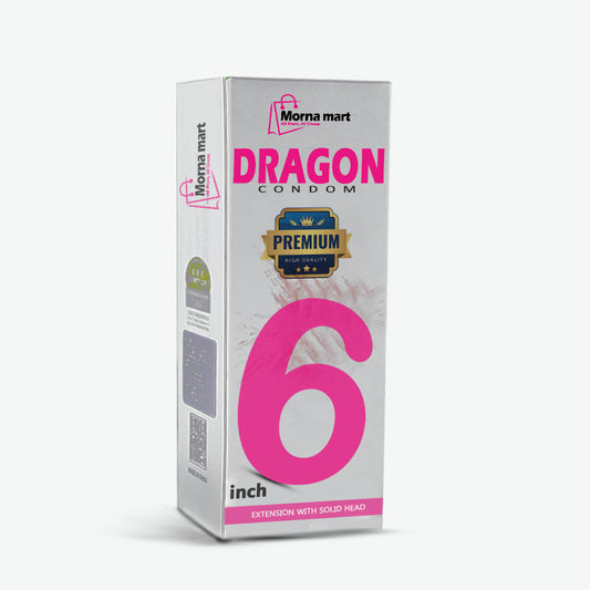 Morna Mart Dragon 6 Inch Silicone Sleeve for Men – Premium Reusable Personal Wellness Product