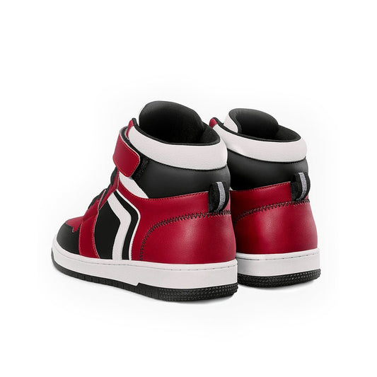 Buy Men’s Sneakers Online - Men’s High Red & Black Sneakers | Morna Mart