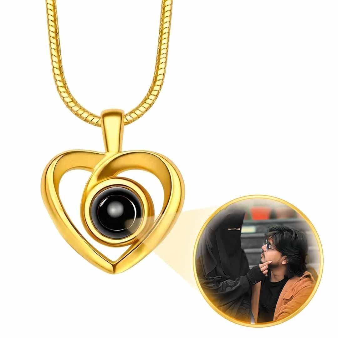 orbit photo projection necklace