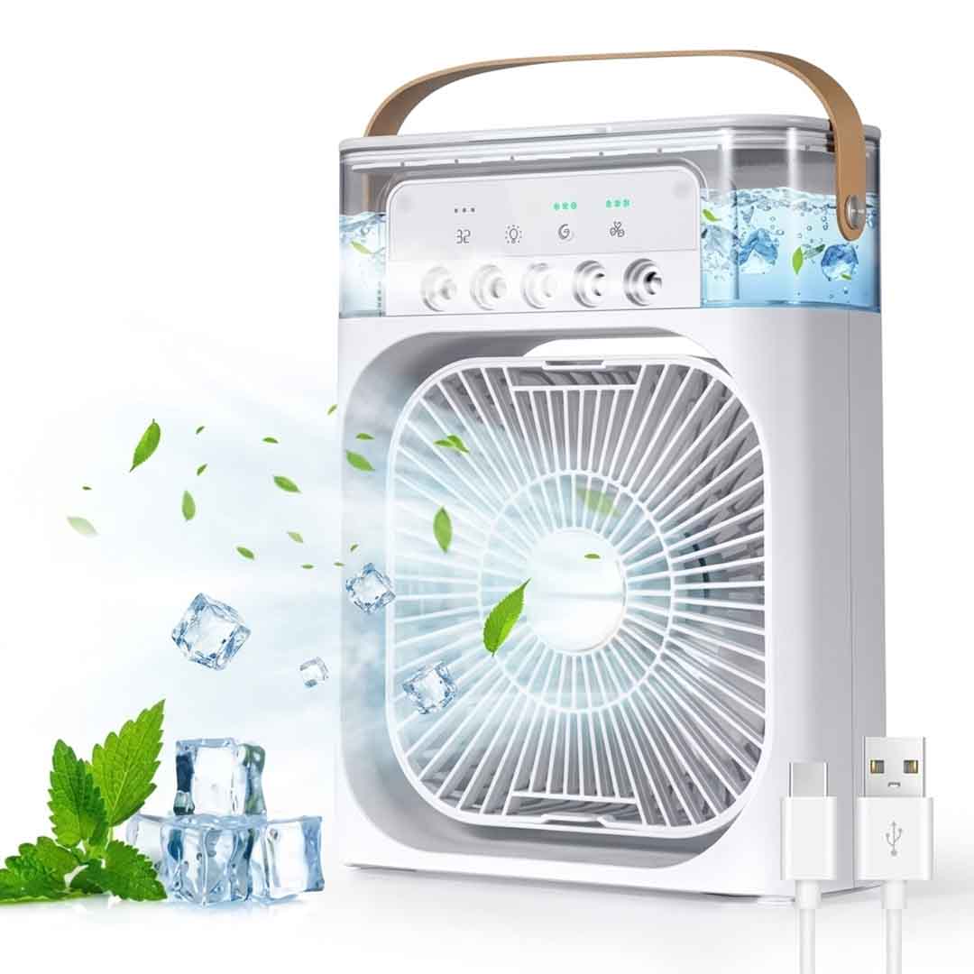 portable mini air cooler fan