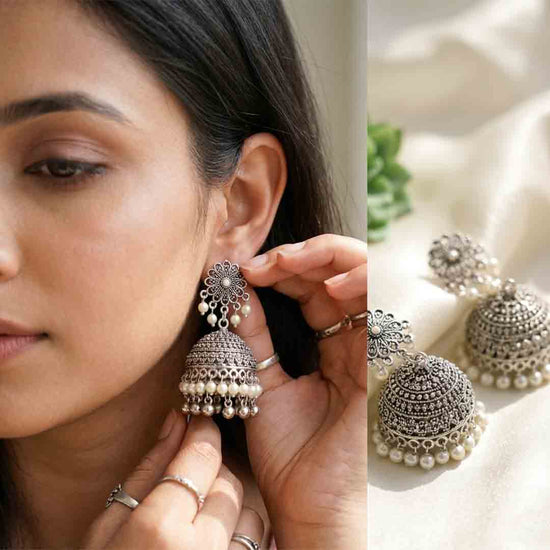 traditional earrings set with box