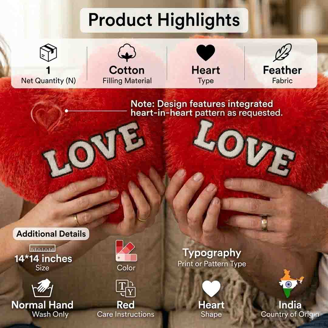 romantic pillow for couples