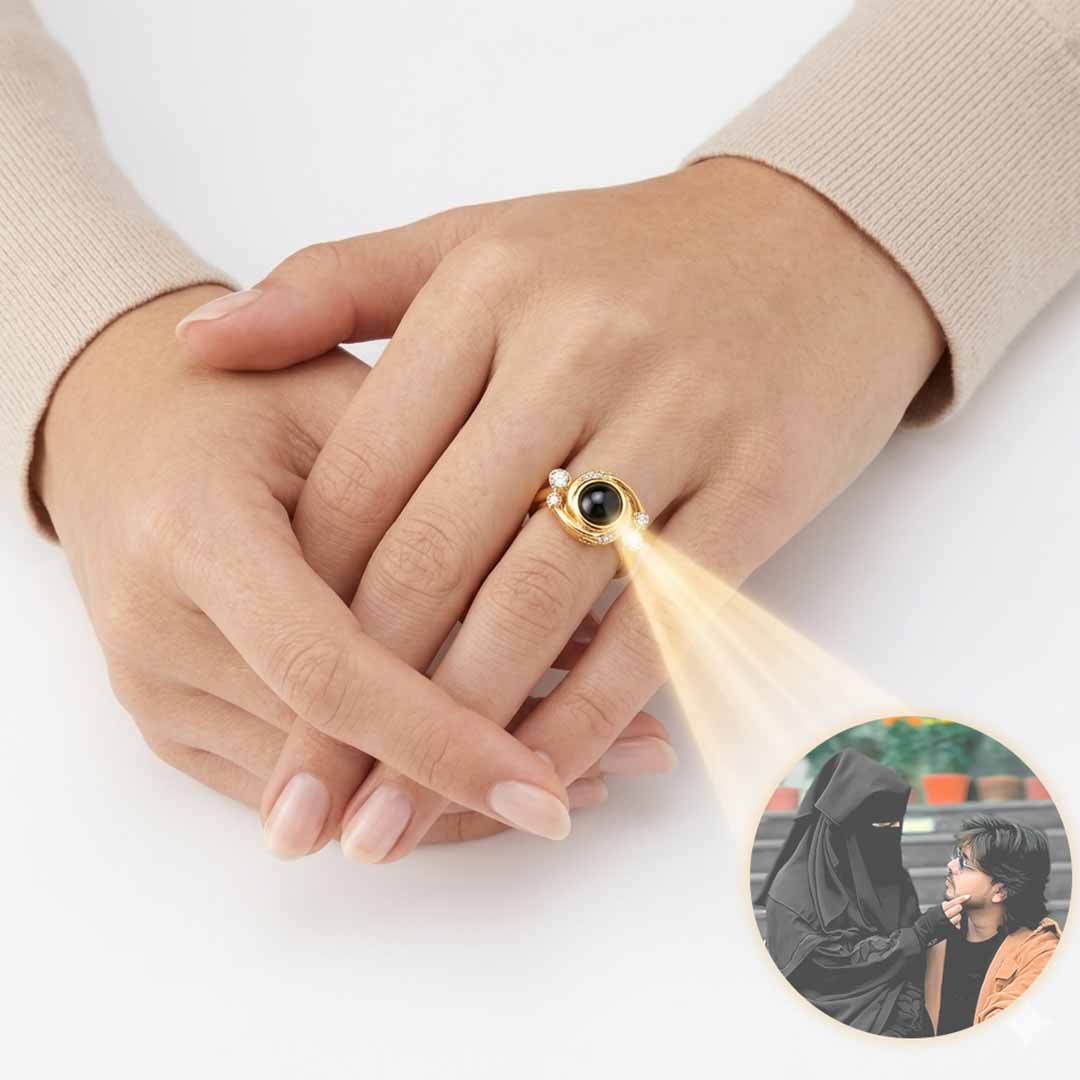 hidden picture gold ring