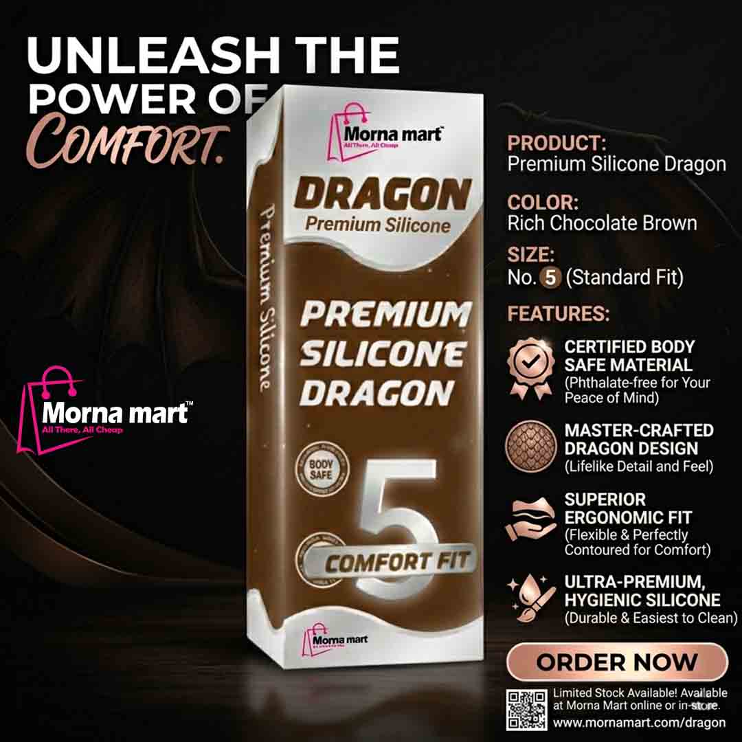 Dragon Silicone Sleeve 5 Comfort Fit Brown premium silicone male sleeve Information