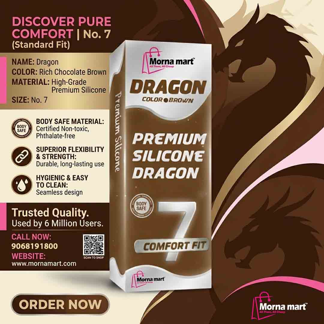 dragon silicone sleeve no 7 comfort fit brown Information