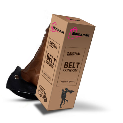 Belt Condom 7 In – Real Feel Silicone Reusable Extension Sleeve | Morna Mart