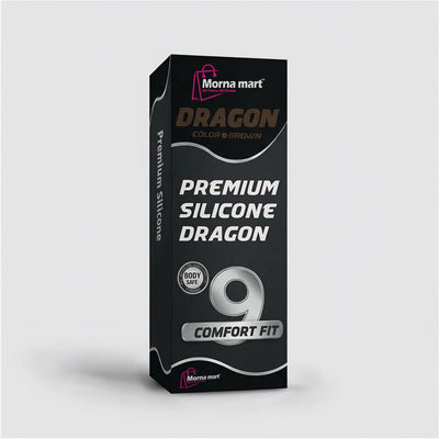 Morna Mart Dragon Silicone Sleeve No. 9 Comfort Fit Black | Extra Large Premium Silicone Sleeve