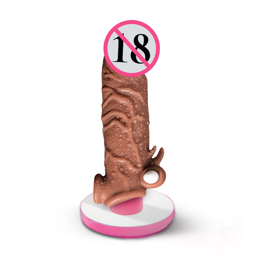 Elephant 6 Inch Reusable Silicone Condom Sleeve – Morna Mart

