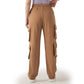 Buy Women's Cargo Jogger Online - Women's Brown Cargo Jogger | Morna Mart